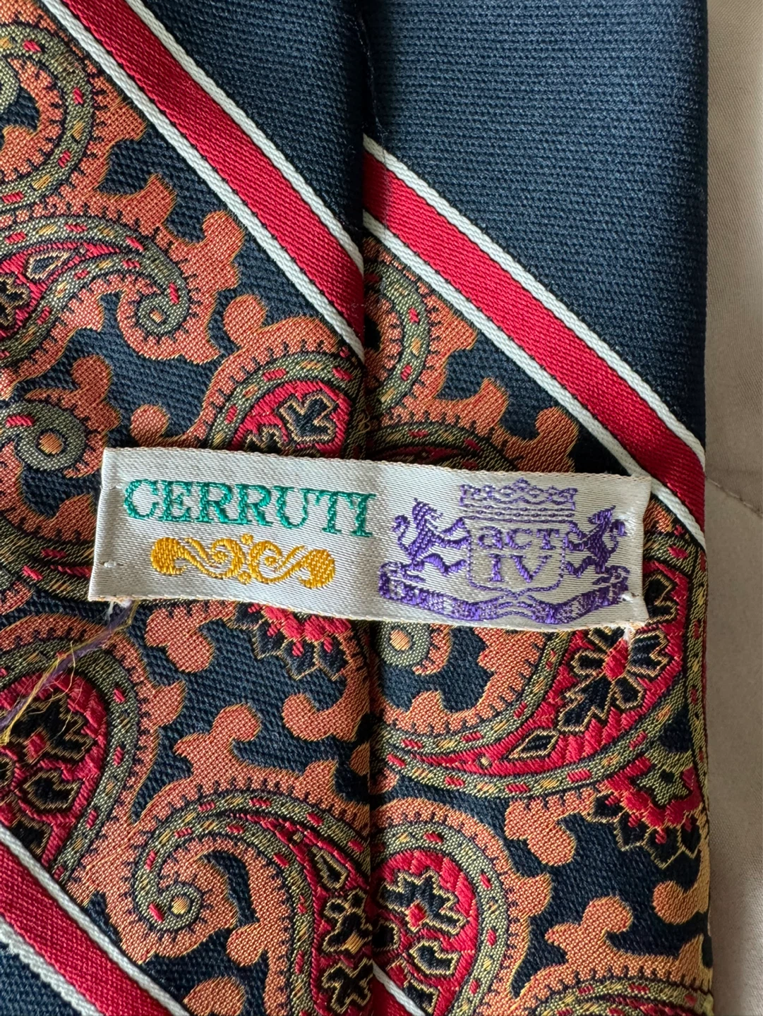 Vintage Cerruti Silk Tie - photo 3