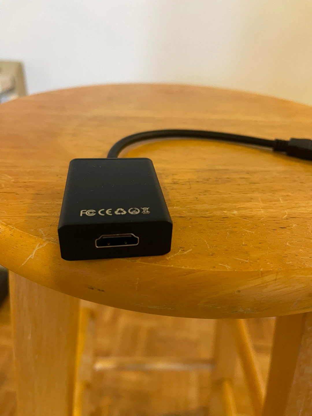 Black HDMI to USB Adapter