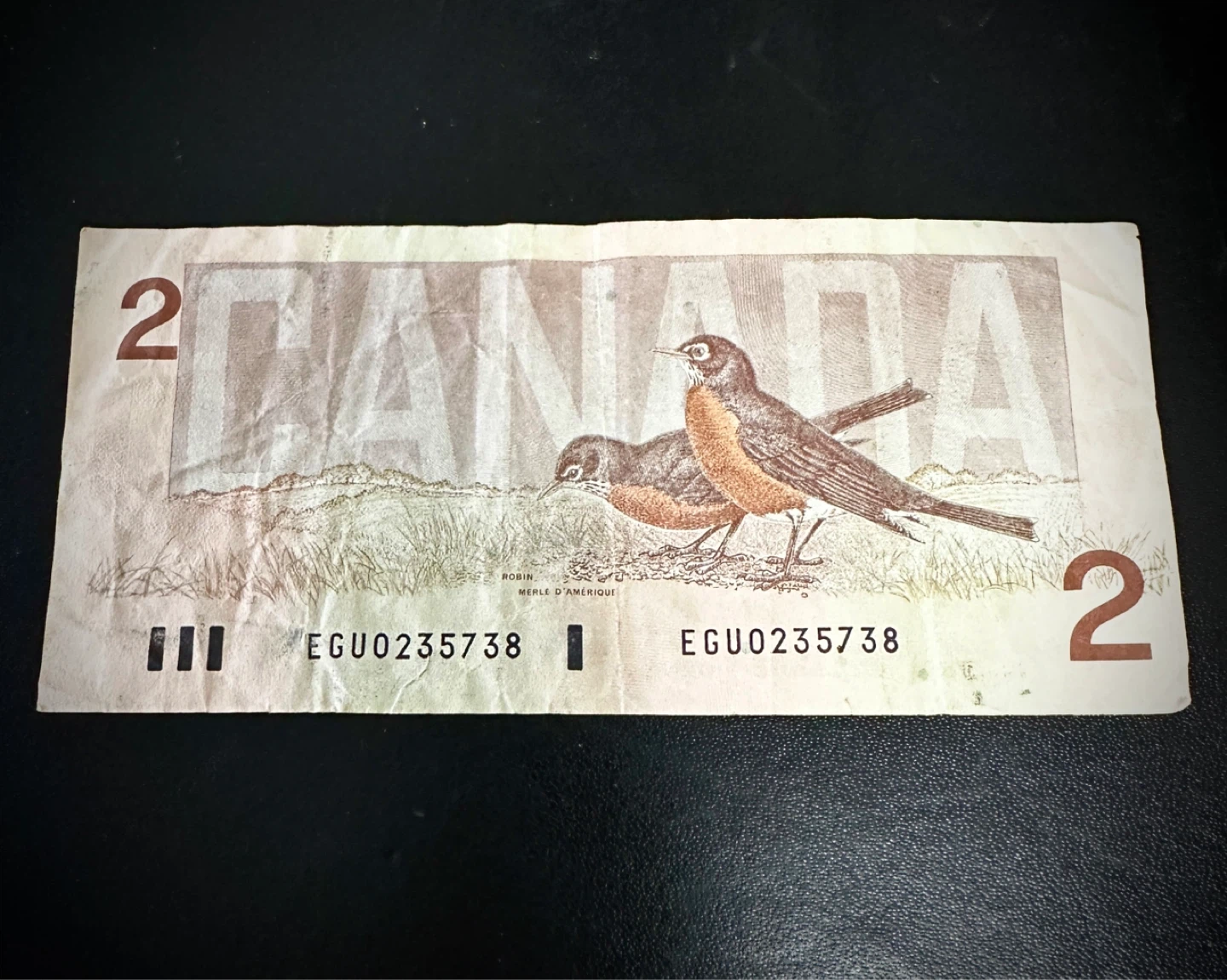 1986 -Bank of Canada 2 Dollar Bill - photo 2