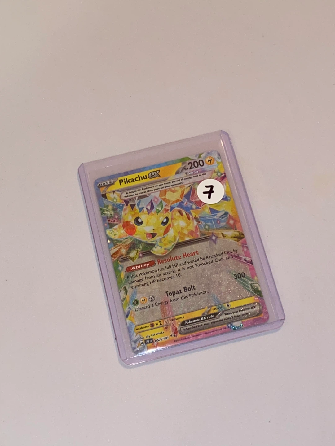 Pikachu EX Pokémon Card 🌈