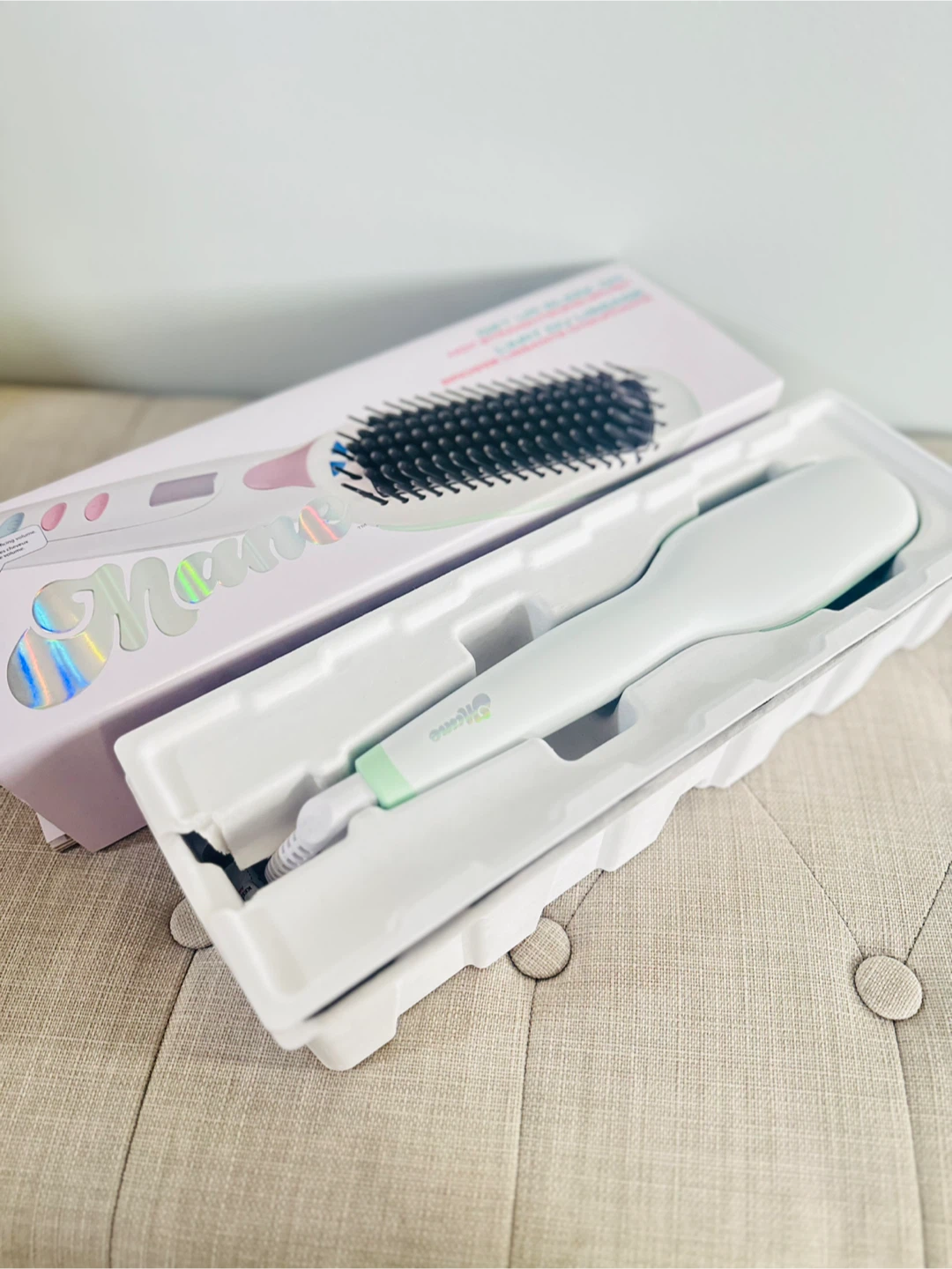 Mane Get Ur Sleek On Hot Straightening Brush - photo 2