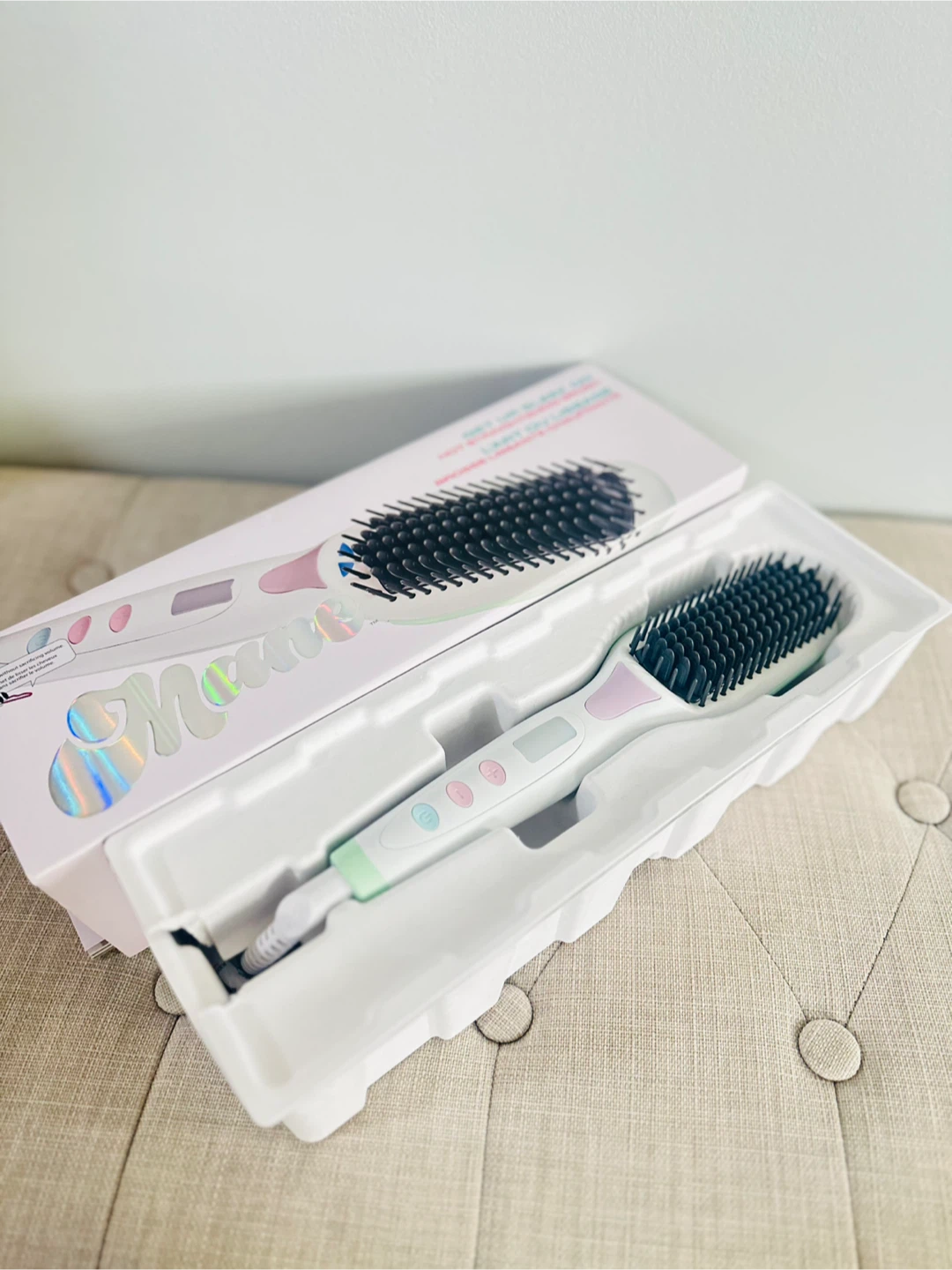Mane Get Ur Sleek On Hot Straightening Brush