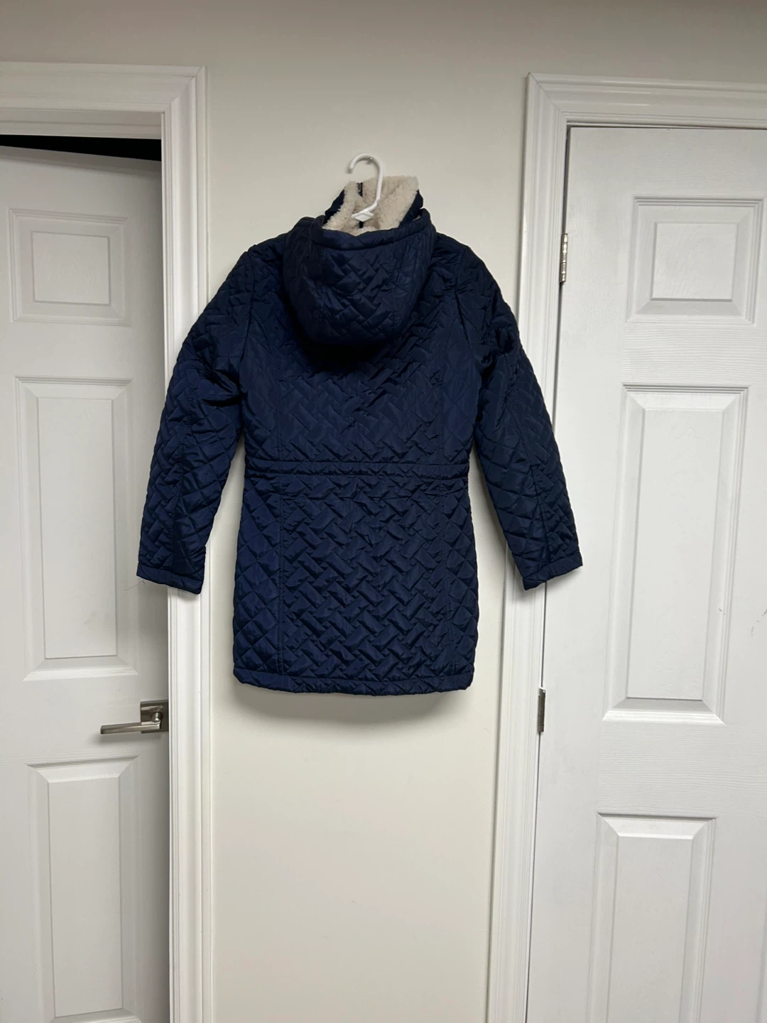Big Chill Quilted Parka Jacket - Navy Blue - Size S - photo 2