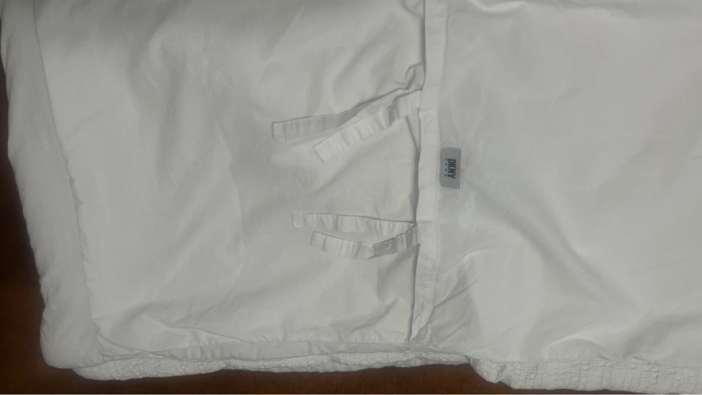 DKNY Pure King Sham & comforter set White 100% Cotton
