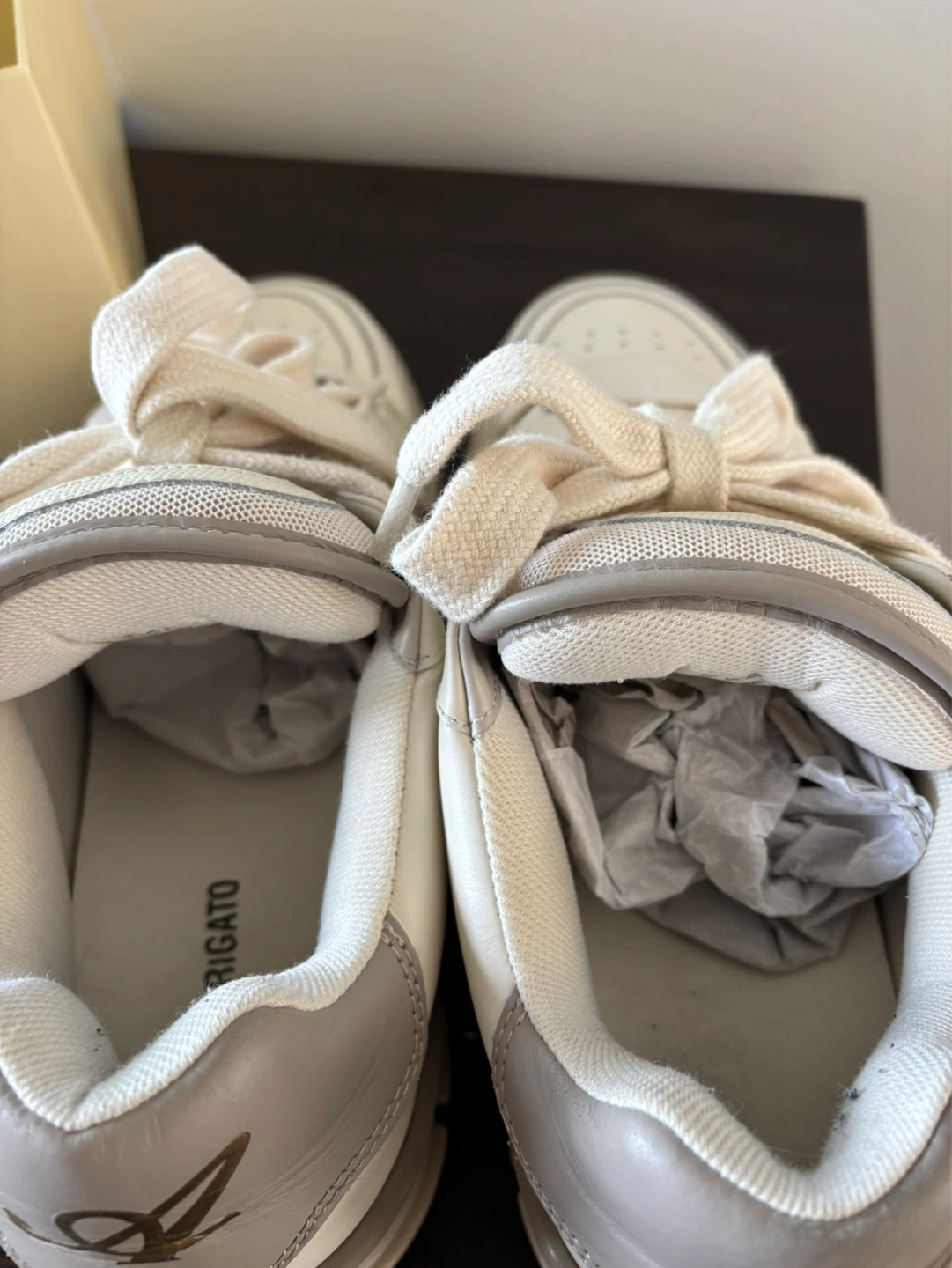 Arigato Cream Sneakers SIZE 10 - photo 5