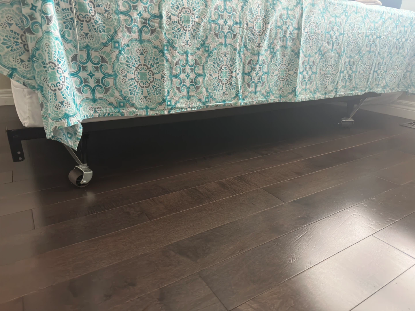FREE Queen Size Metal Bed Frame + Box Spring - photo 2