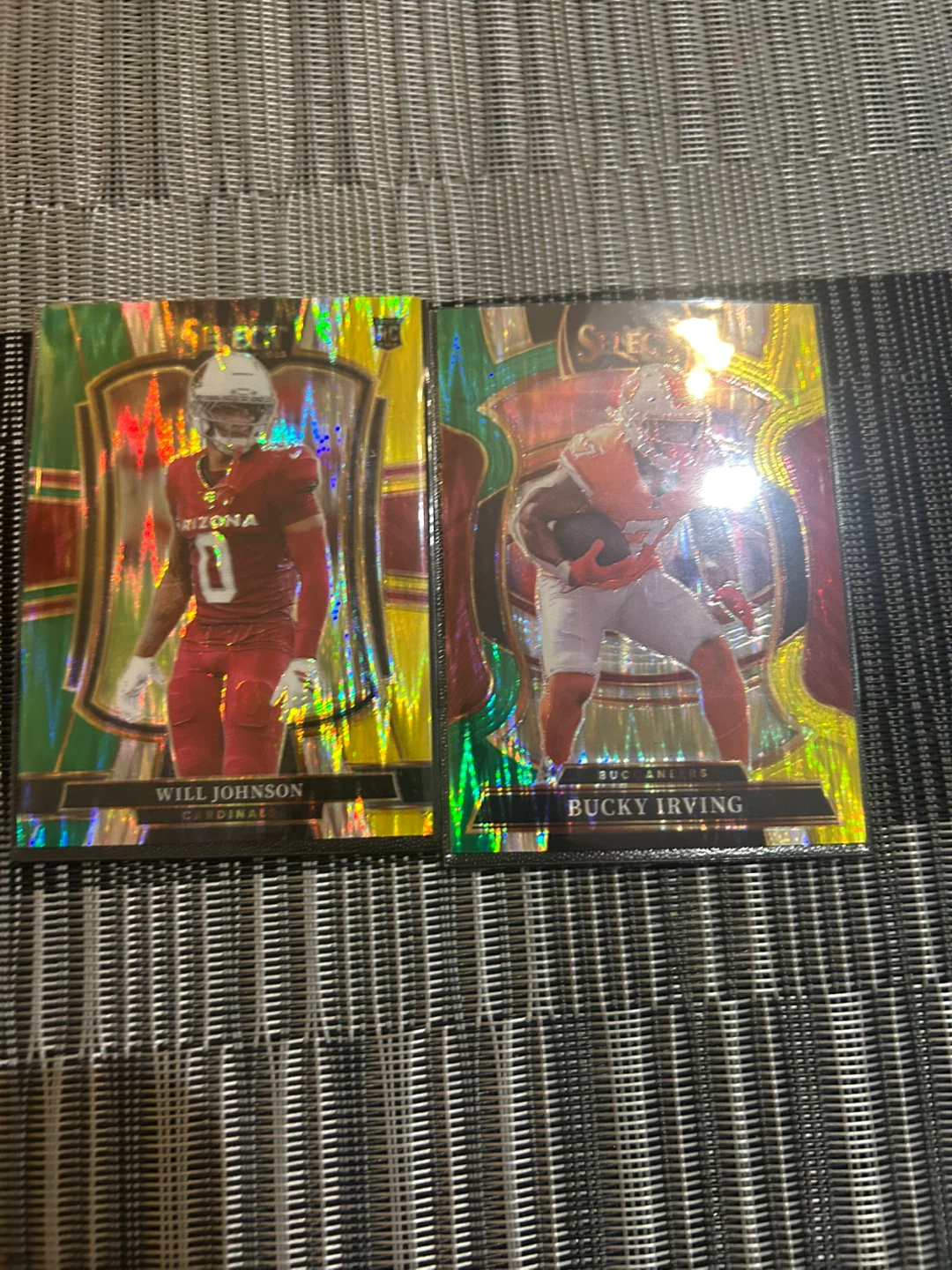 2024 Select Football Cards - Will Johnson & Bucky Irving