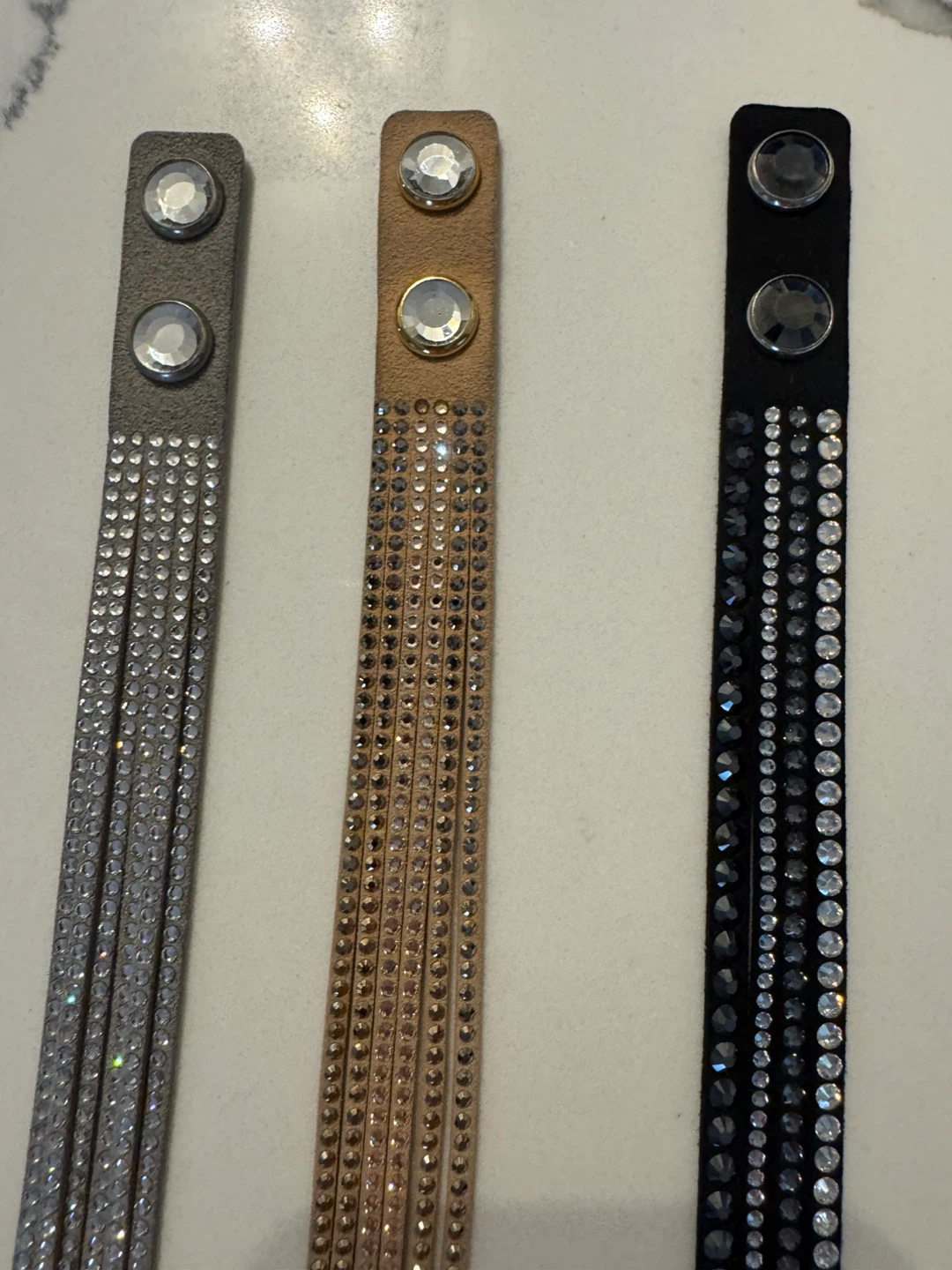 Swarovski Set of 3 Rhinestone Wrap Bracelets - photo 2