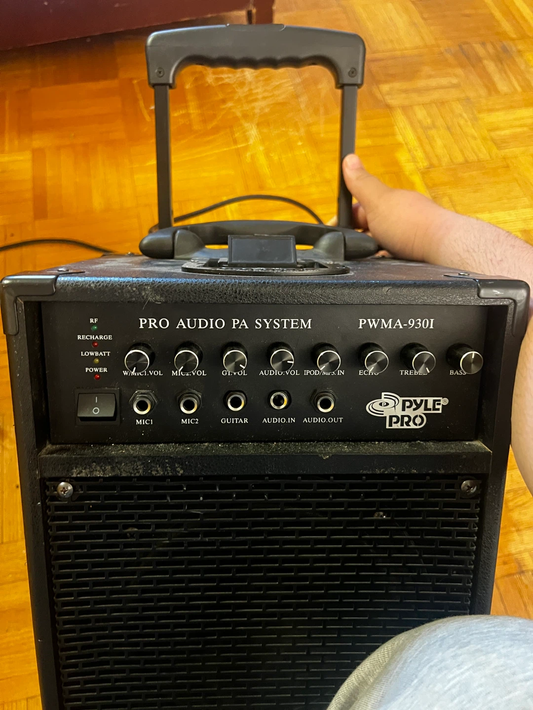 Pyle Pro PWMA-930I Portable PA System