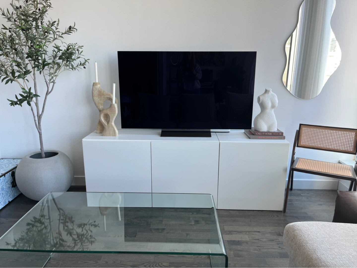 White TV Stand / Media Console
