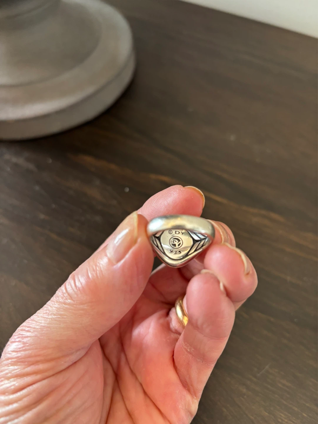 MENS DESIGNER DAVID YURMAN PINKY RING SIZE 6 - photo 3