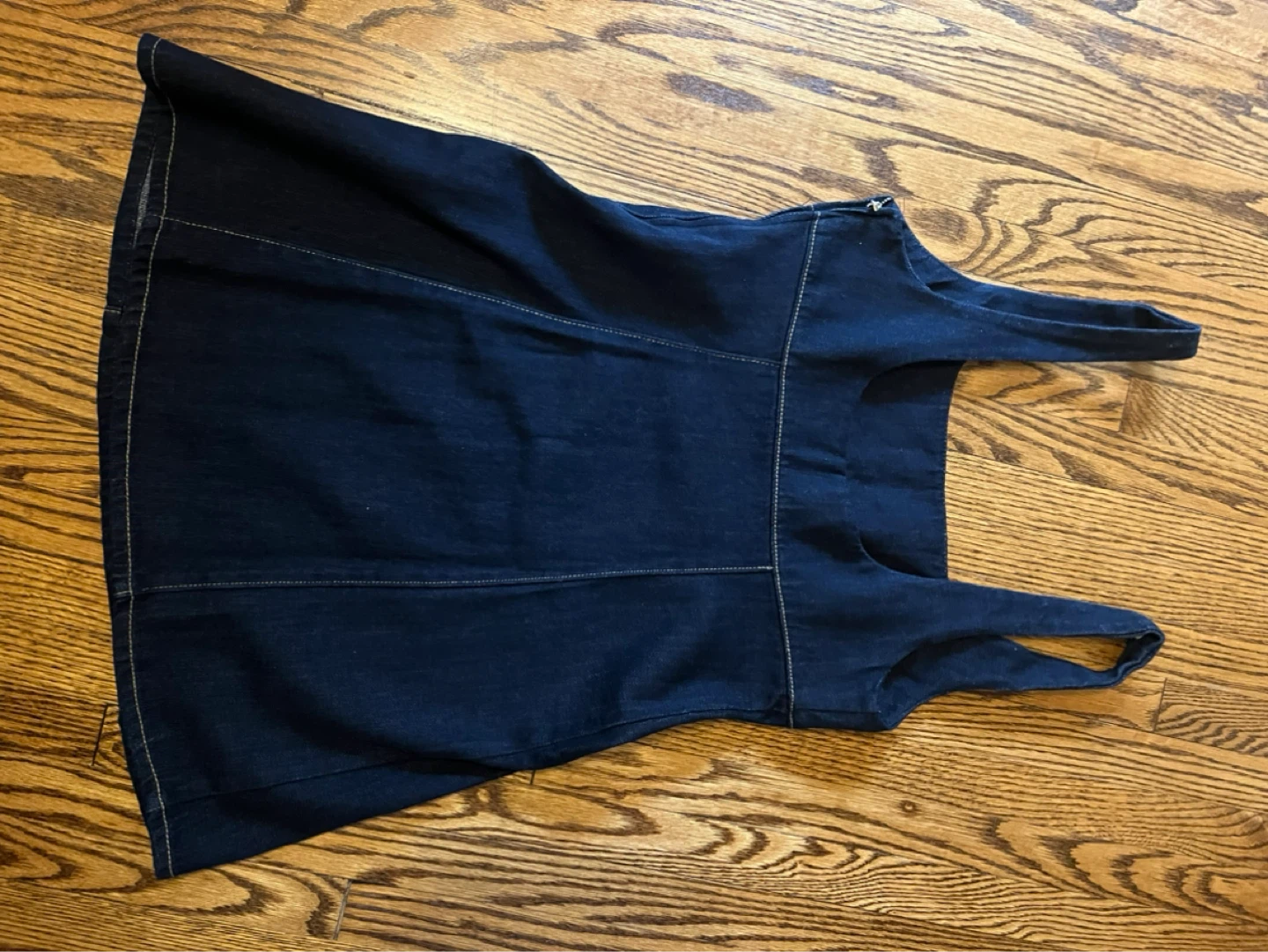 ZARA Denim Pinafore Dress - Size M - photo 2