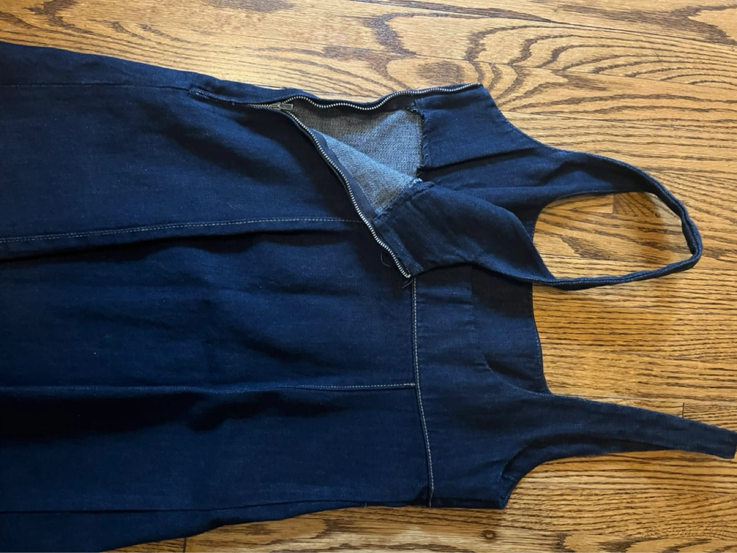 ZARA Denim Pinafore Dress - Size M - photo 3