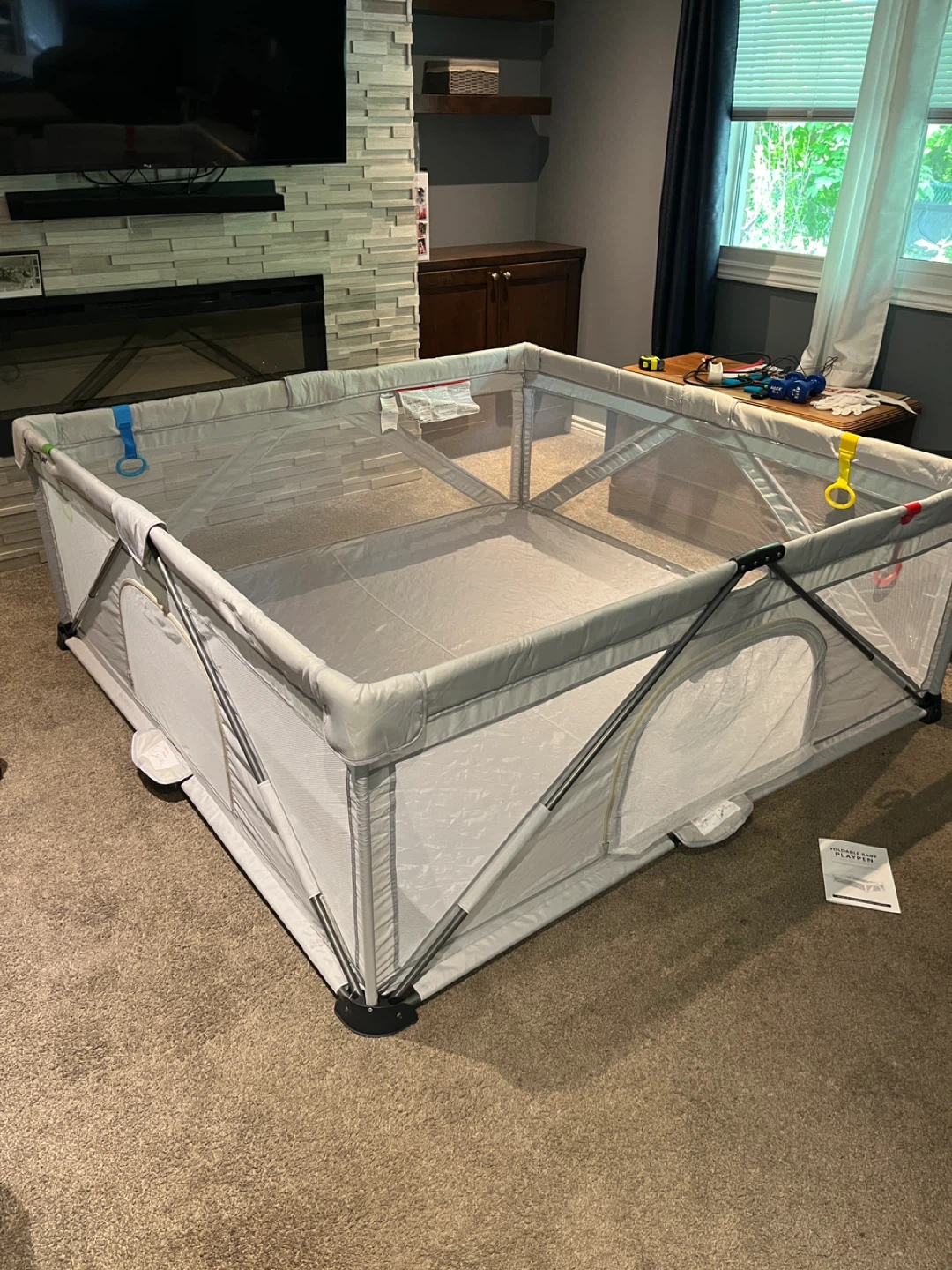 Tks&dm Foldable Baby Playpen