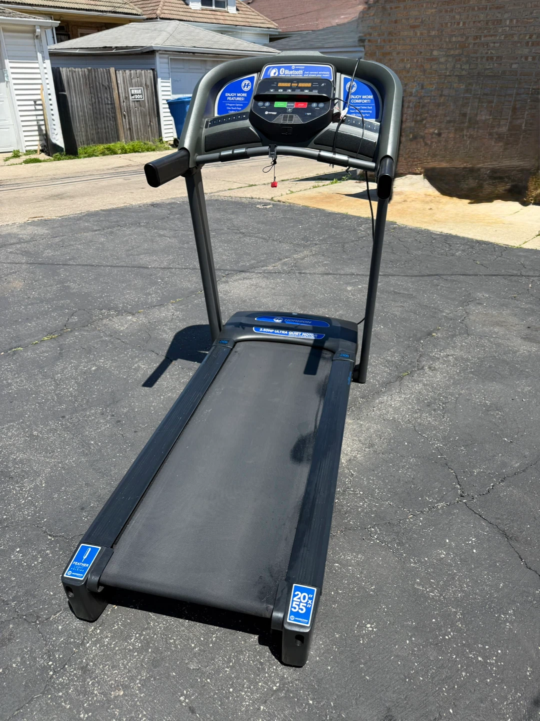 HORIZON TREADMILL IN EXCELLENT CONDITION. $200.00 or best offer