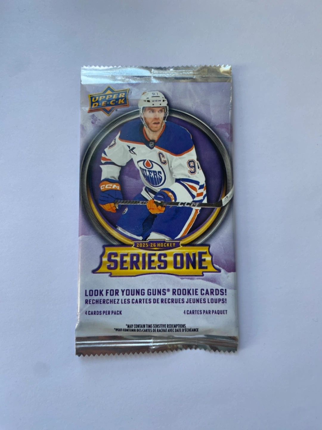 Upper Deck 2025-26 Series One Hockey Card Pack