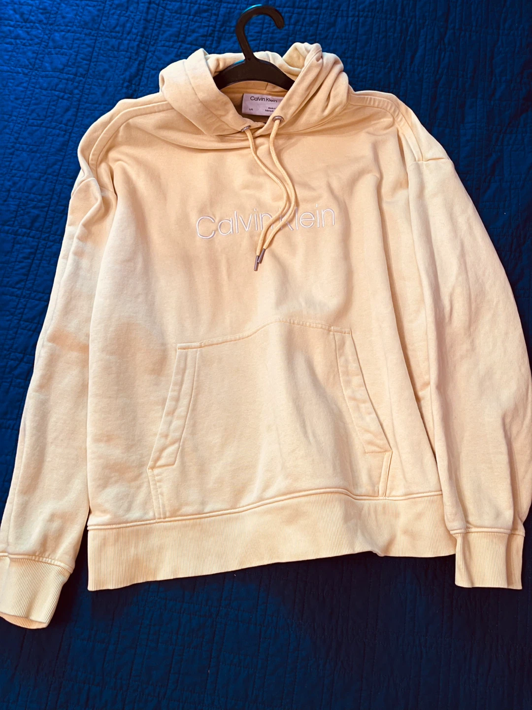 Calvin Klein Yellow Hoodie Size L - photo 2