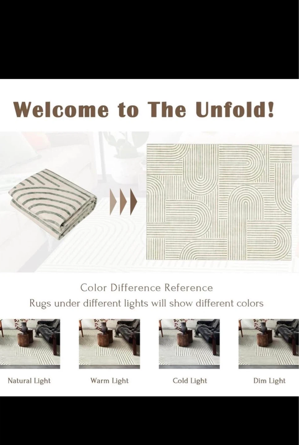 8x10 Printed Rug -Sage Green - photo 4