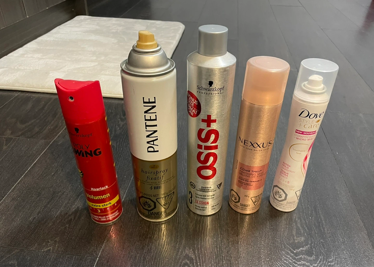 Hair spray set