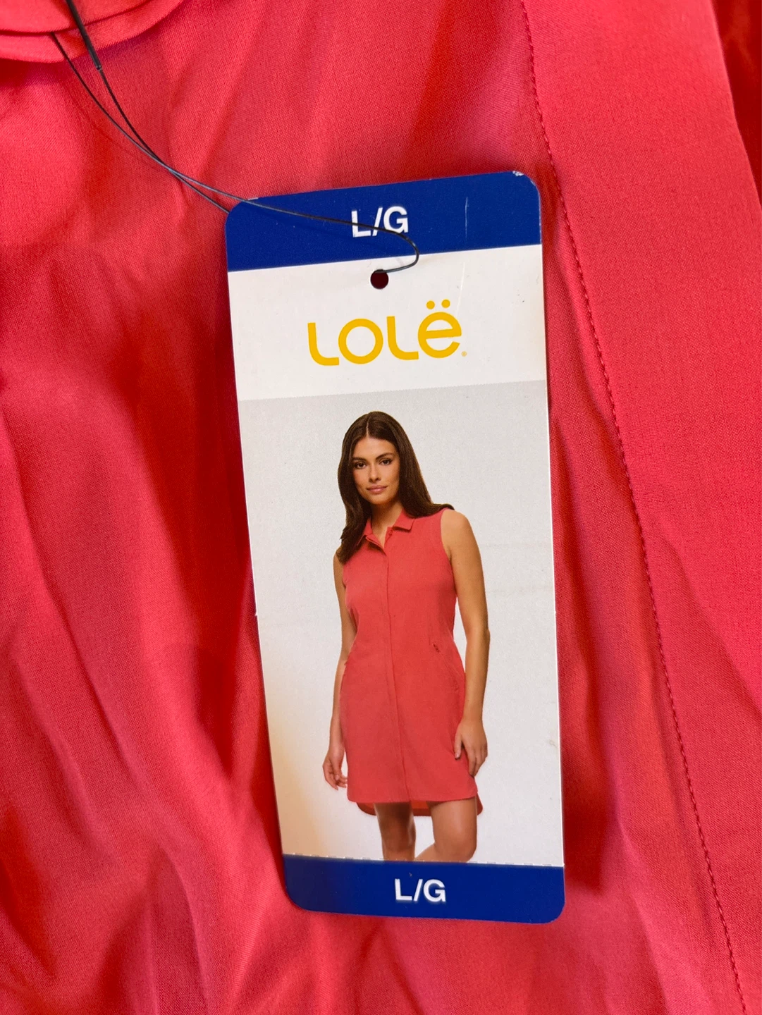 Lole Ladies Shirt Dress L/G Coral - photo 2