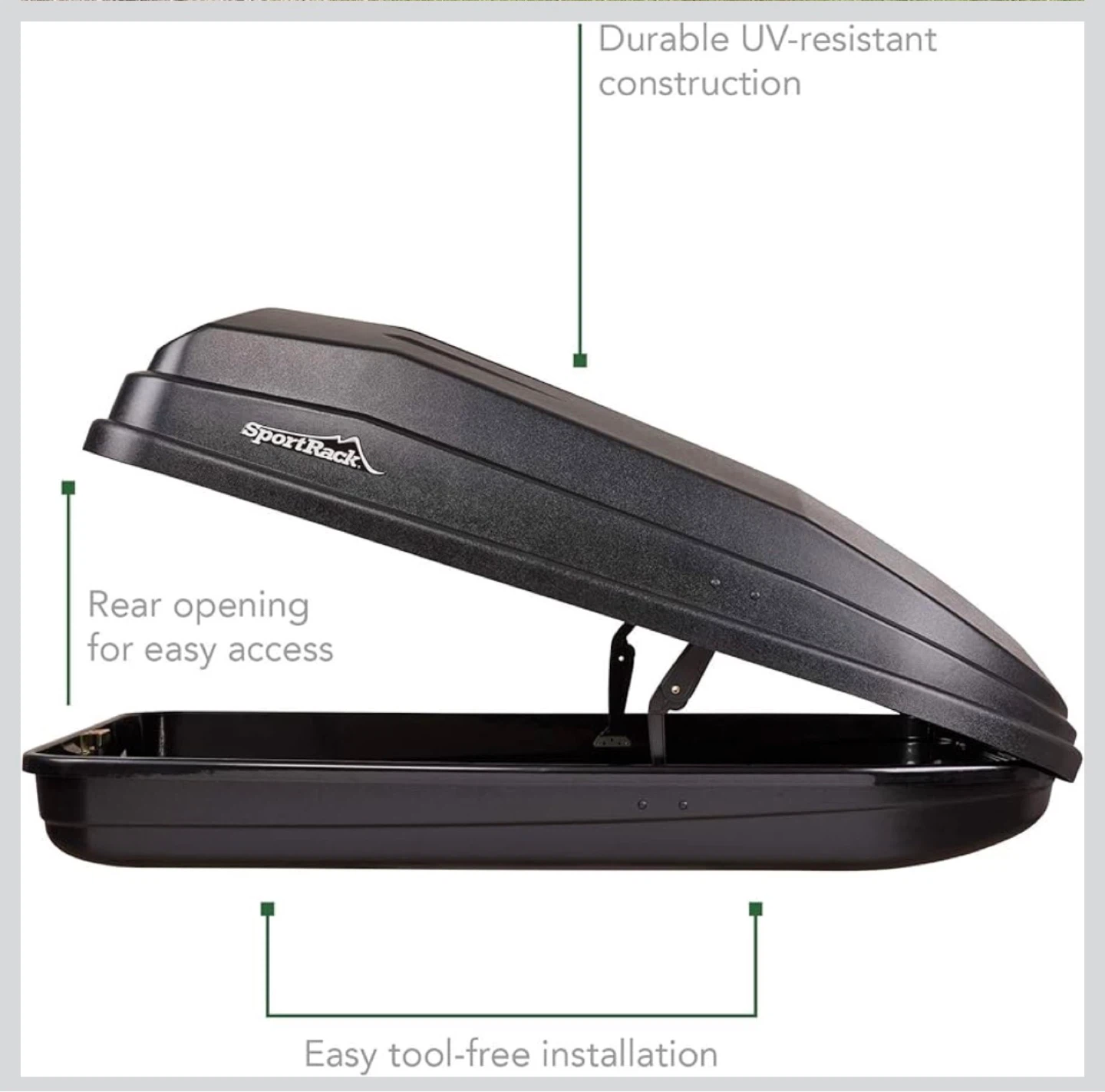 SportRack Vista XL Rear Opening Cargo Box - photo 3