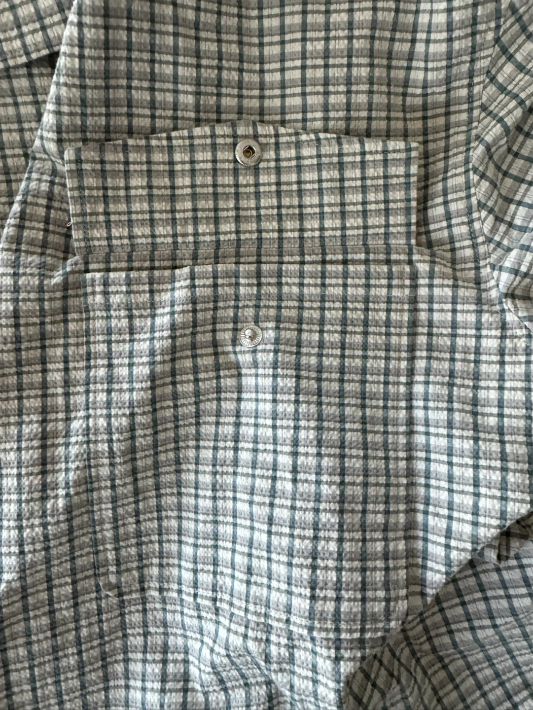 Club Monaco Standard Fit Plaid Short Sleeve Shirt XL/TG - photo 4