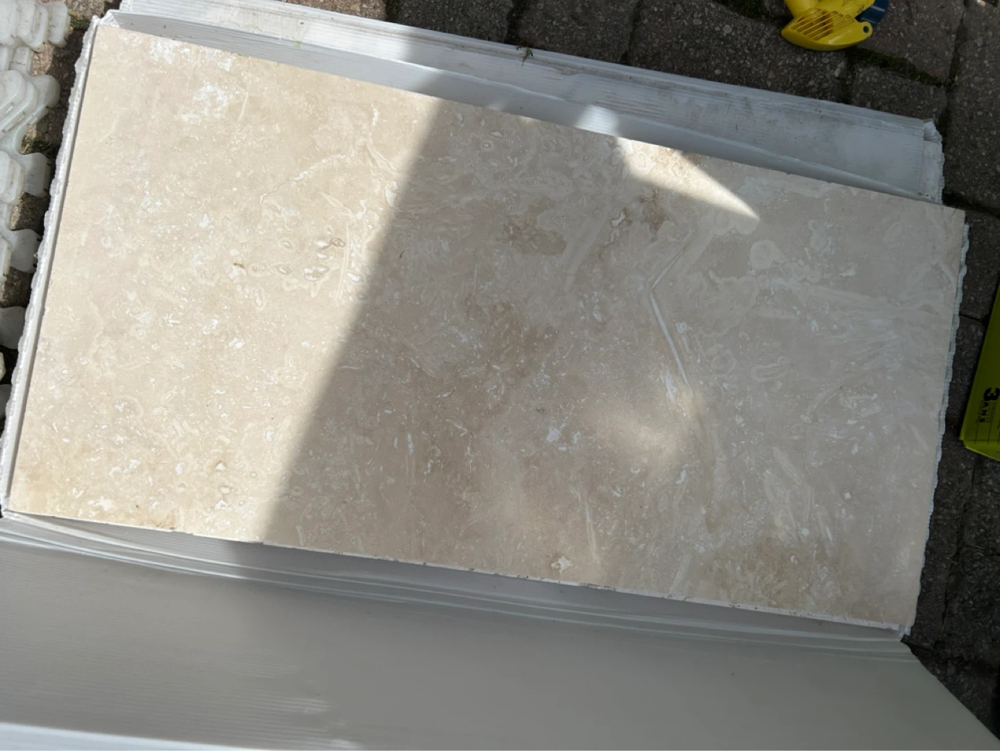 Natural Stone Tile - Beige Travertine