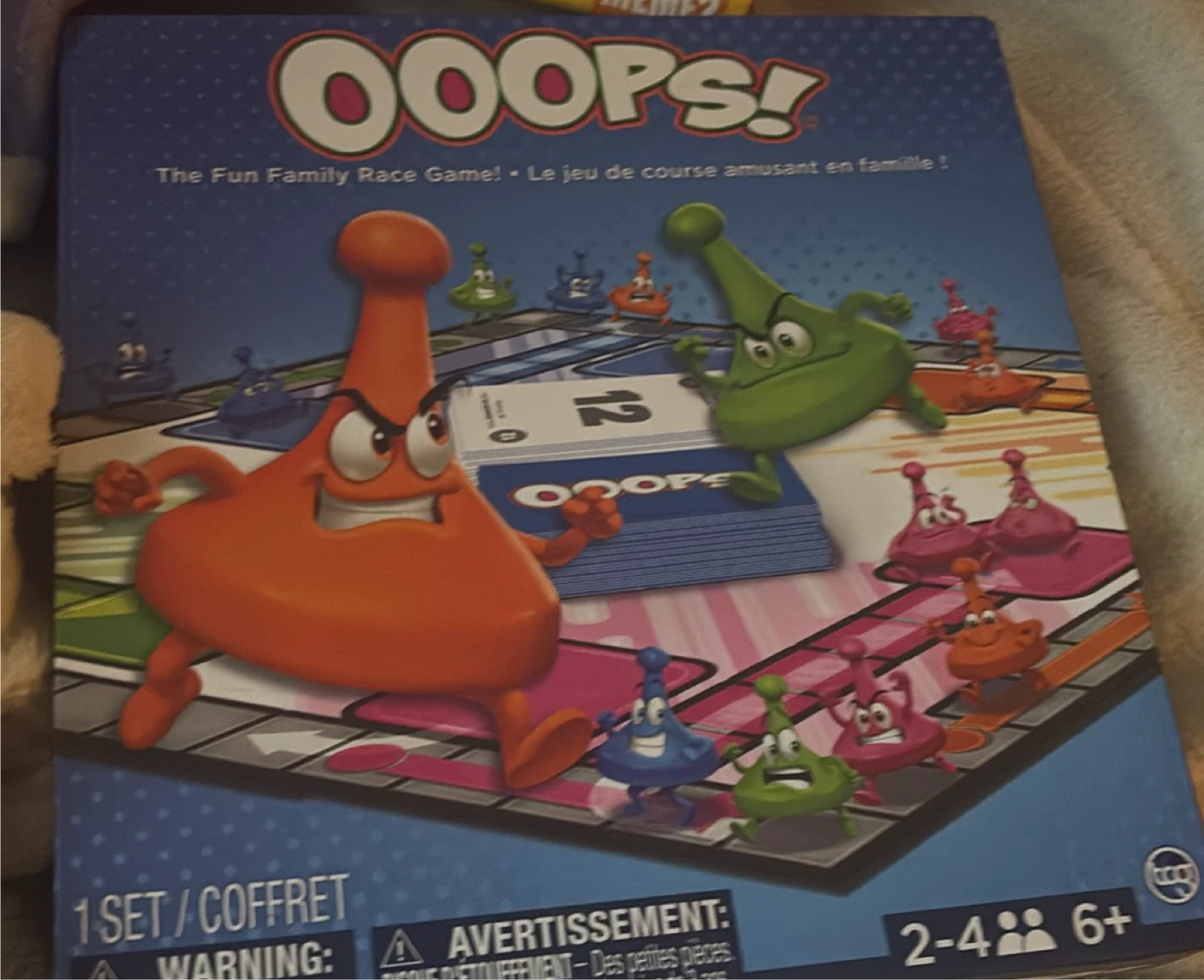 OOOPS! The Fun Family Race Game Board Game