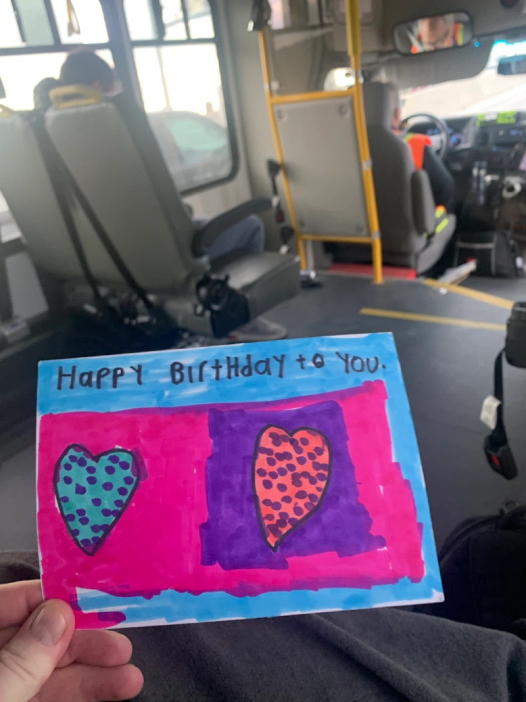 Handmade Birthday Card with Religious Message - photo 3