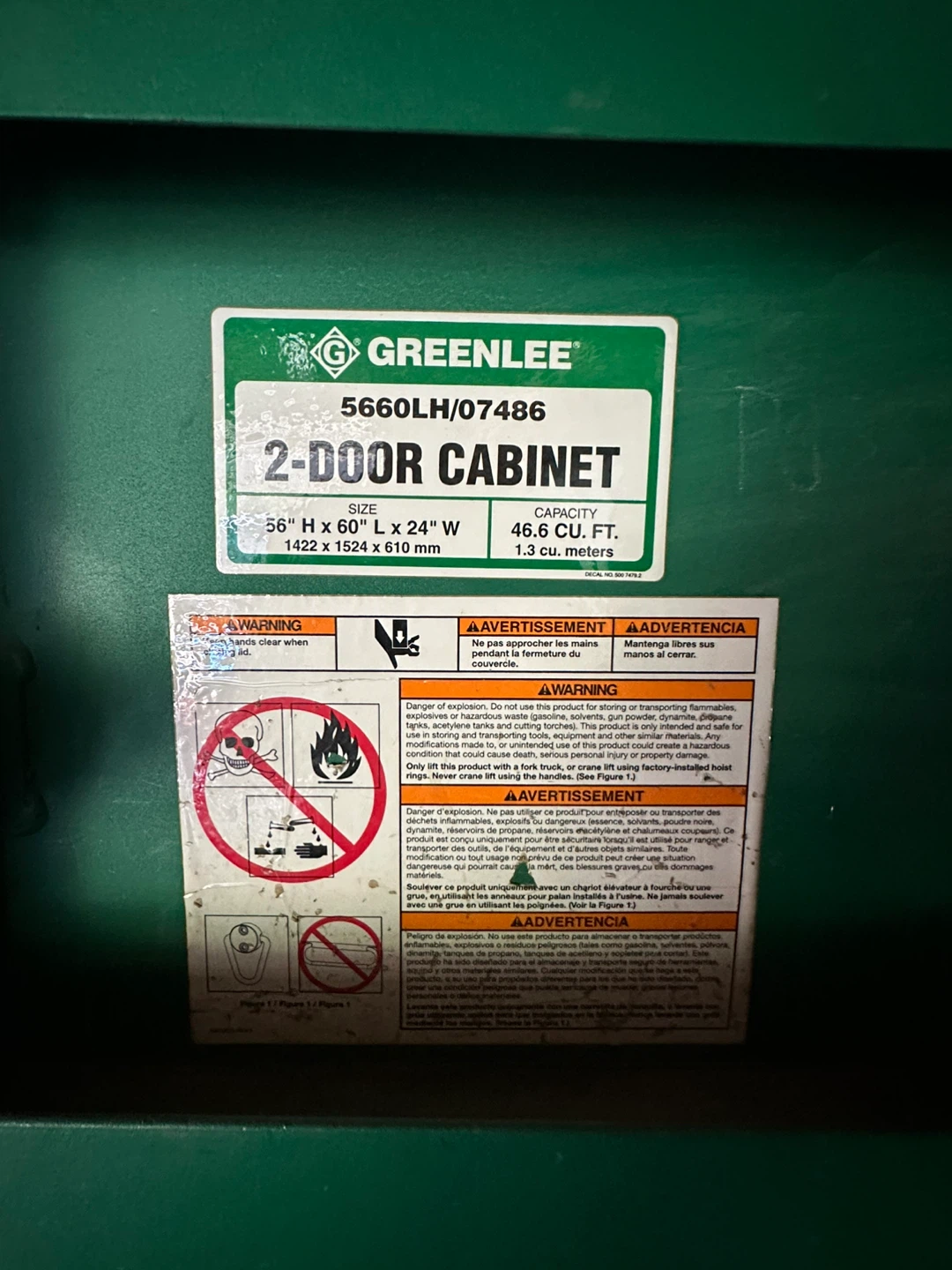Greenlee 2-Door Cabinet - photo 4