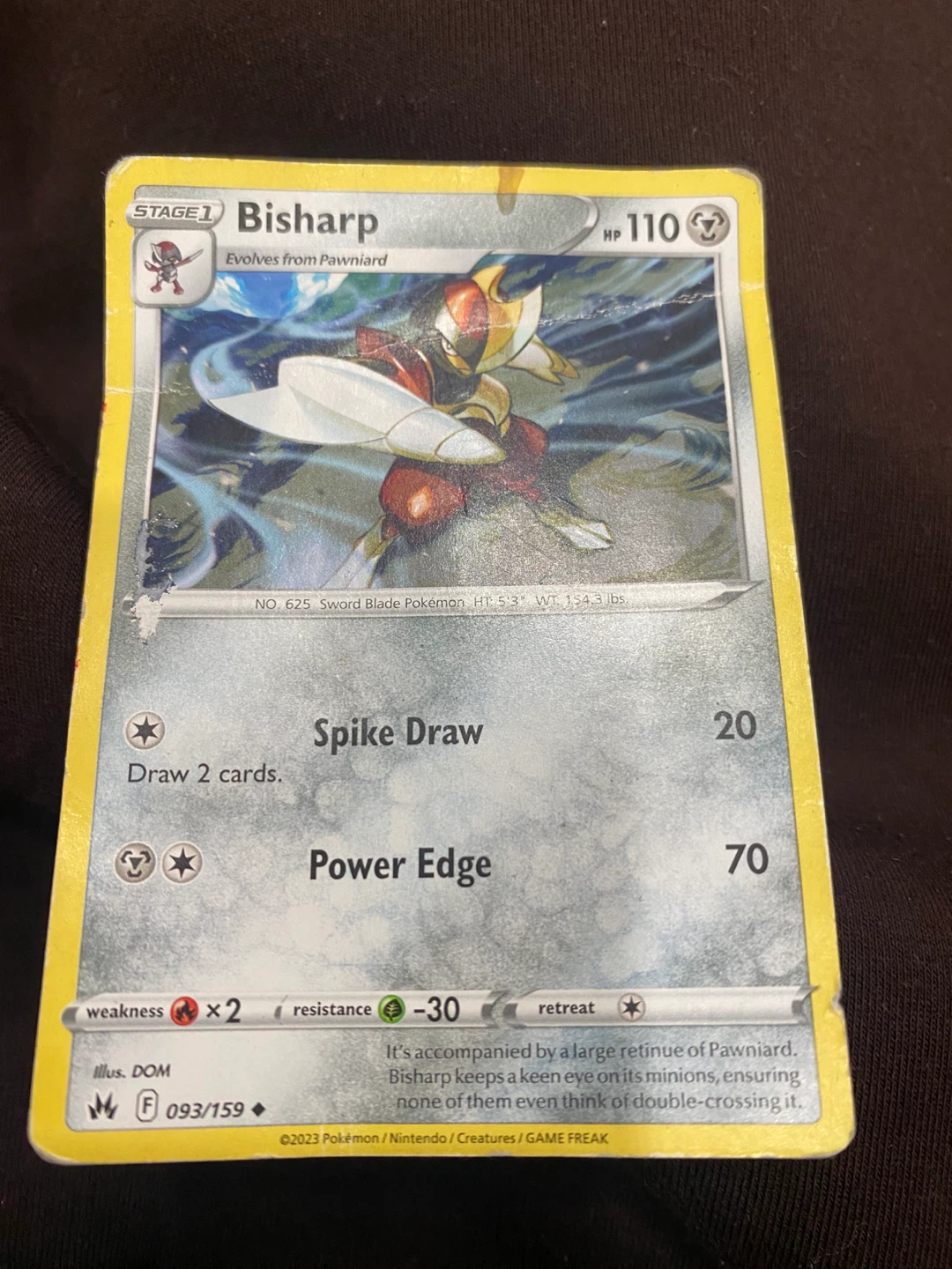 Bisharp Pokémon Card