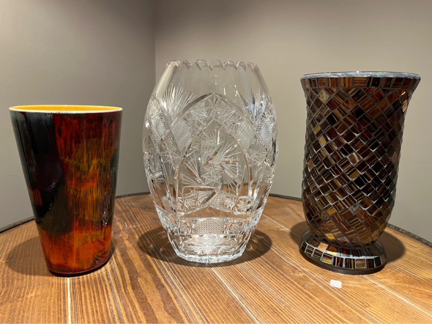 Collection of 3 Decorative Vases