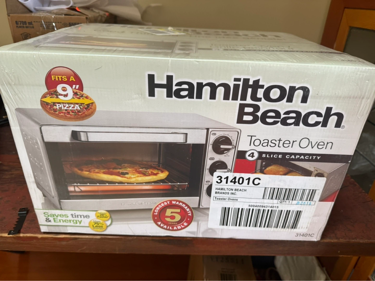 BNIB: Hamilton Beach Toaster Oven