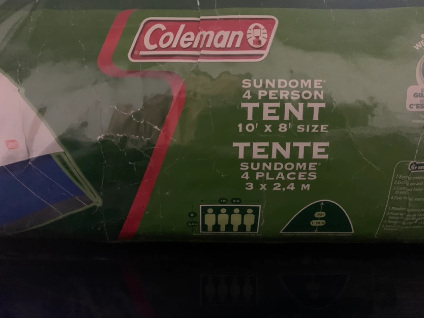 Coleman Sundome 4 Person Tent 10' x 8' - photo 2