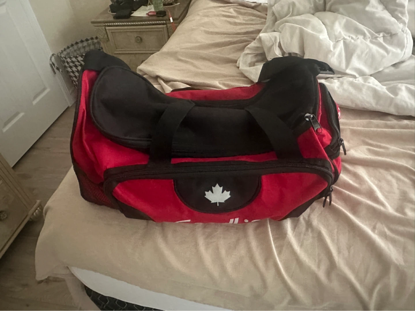 GoodLife Fitness Red Duffel Bag