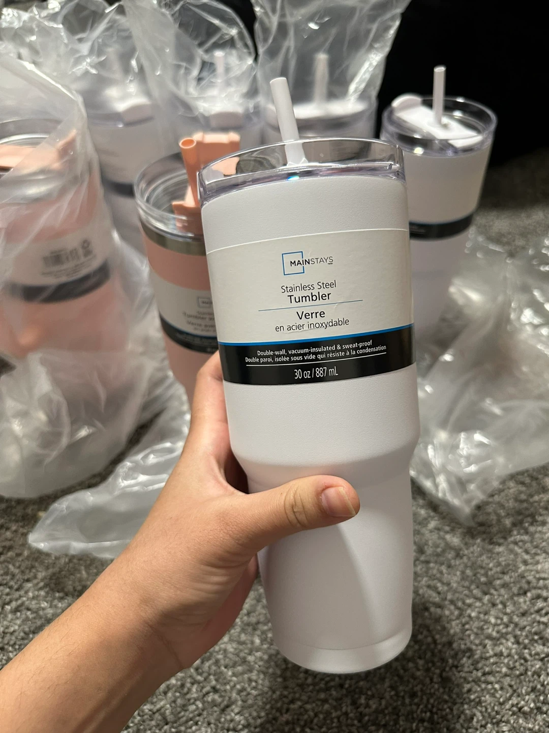 Mainstays Stainless Steel Tumblers Clearance deal - photo 2