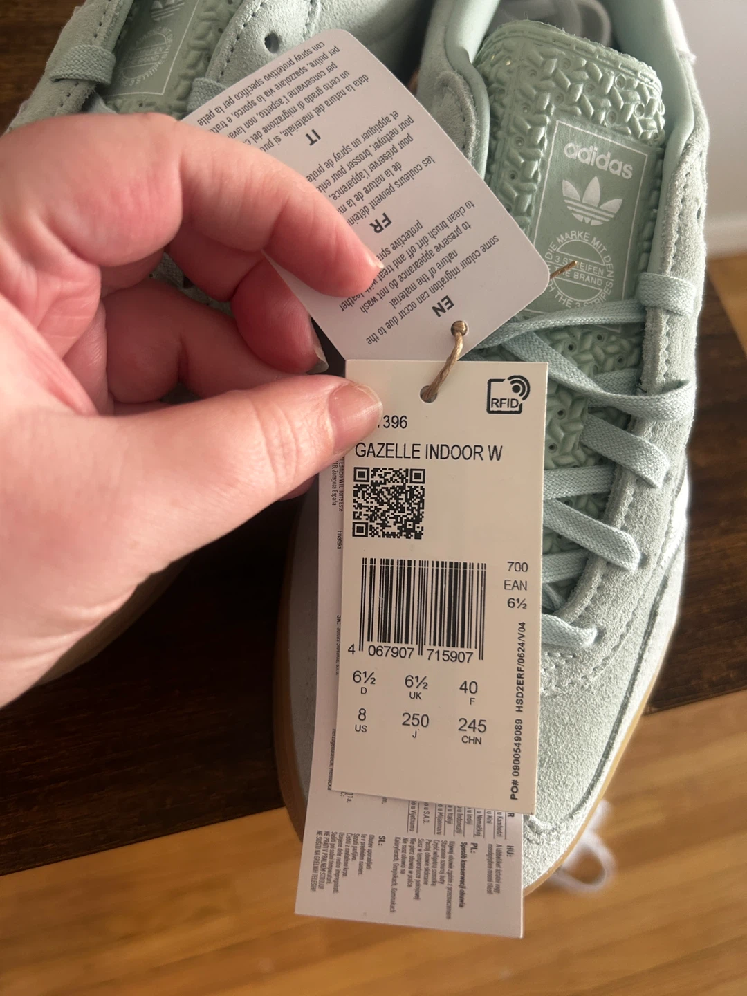 Adidas Gazelle Indoor W Shoes - Size 8 (US Women's) - photo 3