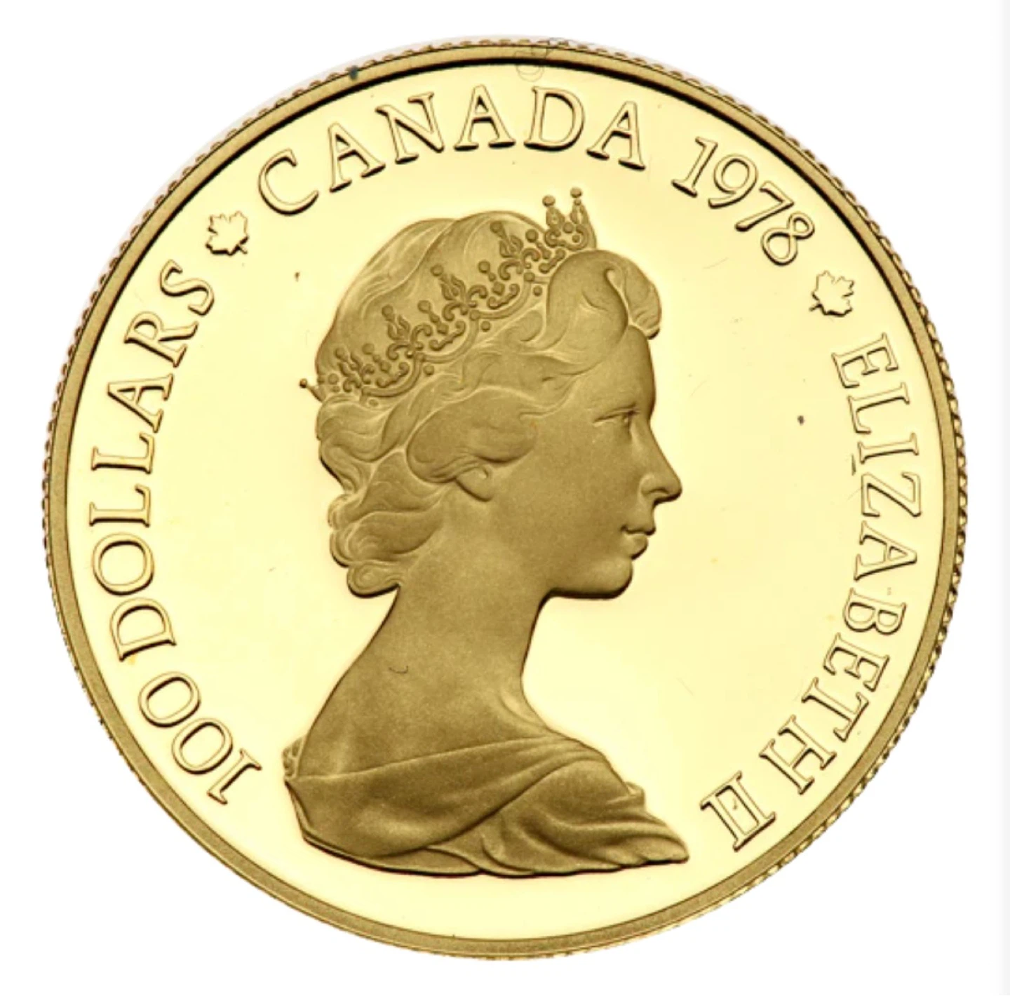 Canada 1978 $100 Gold Coin - Twelve Canadian Geese