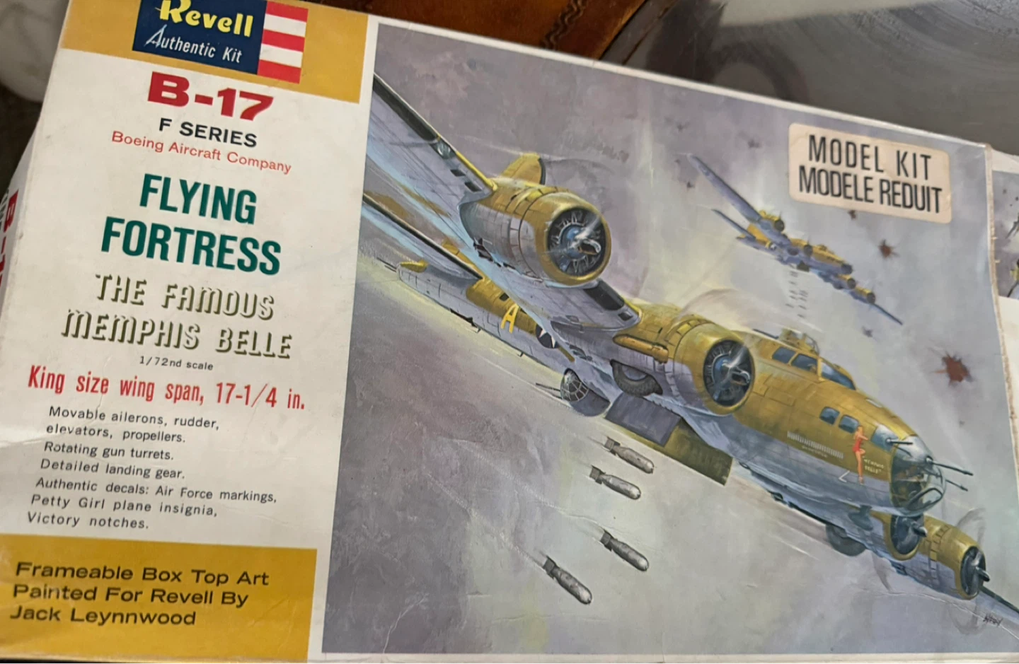 Revell B-17 Flying Fortress "The Famous Memphis Belle" Model Kit - photo 3