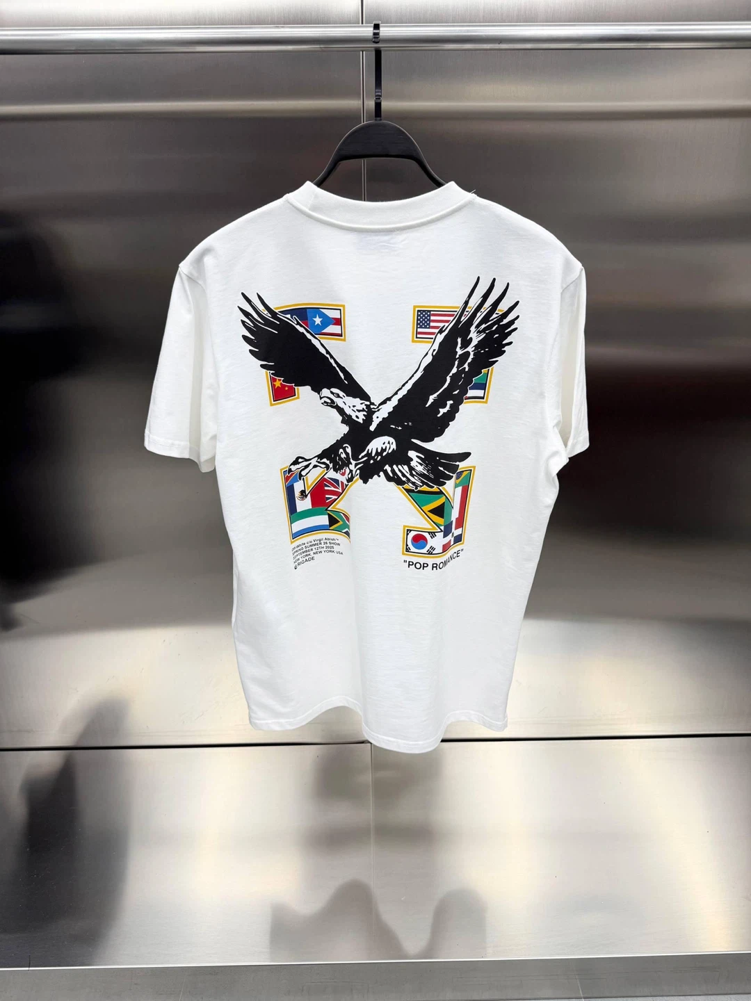 OFF-WHITE "POP ROMANCE" Eagle T-Shirt - photo 4