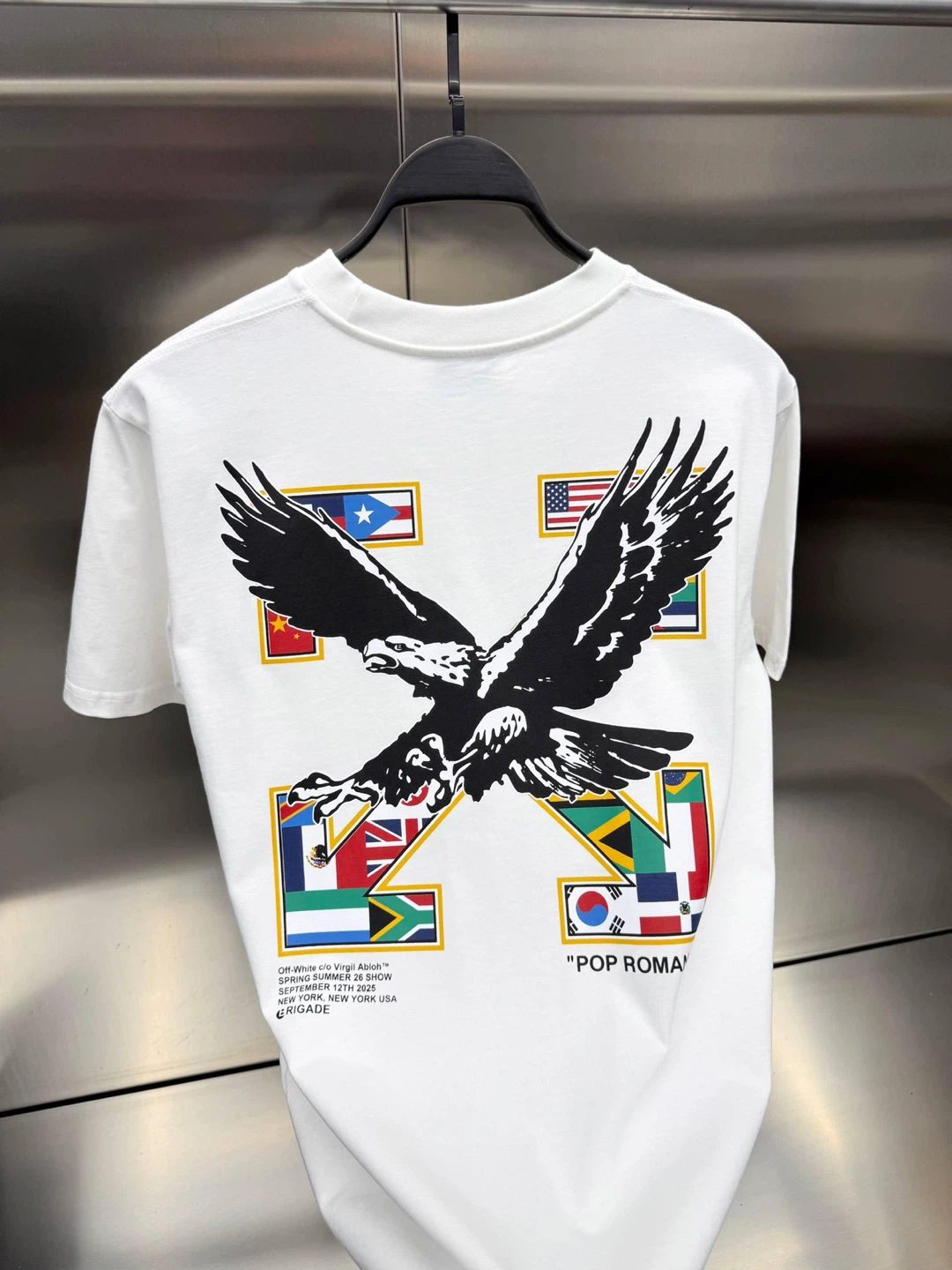 OFF-WHITE "POP ROMANCE" Eagle T-Shirt - photo 2