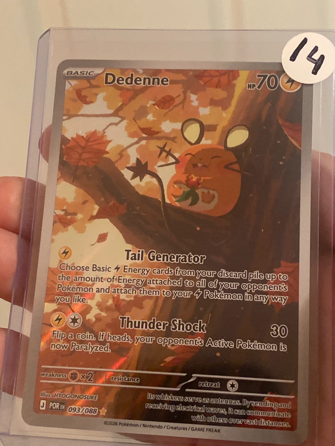 Pokémon Dedenne Trading Card From Perfect Order - photo 2