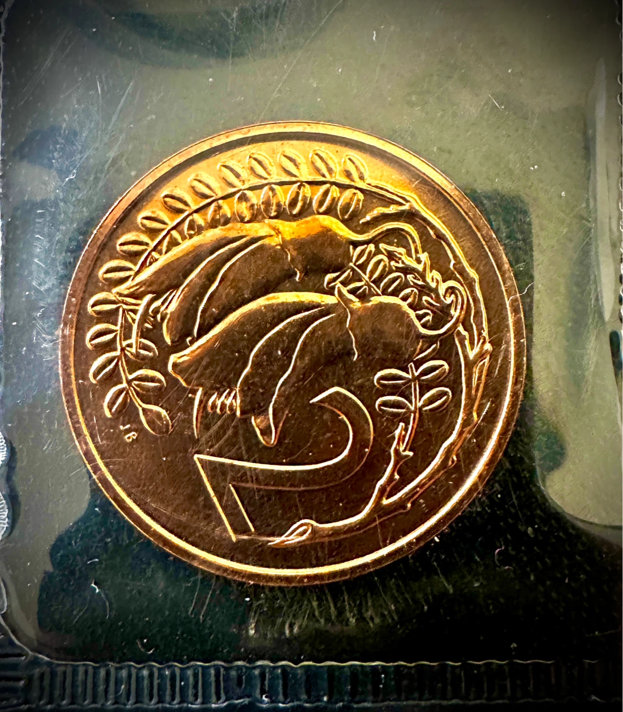 1980 New Zealand Coin Set - 1, 2, 5, 10, Cents - photo 3