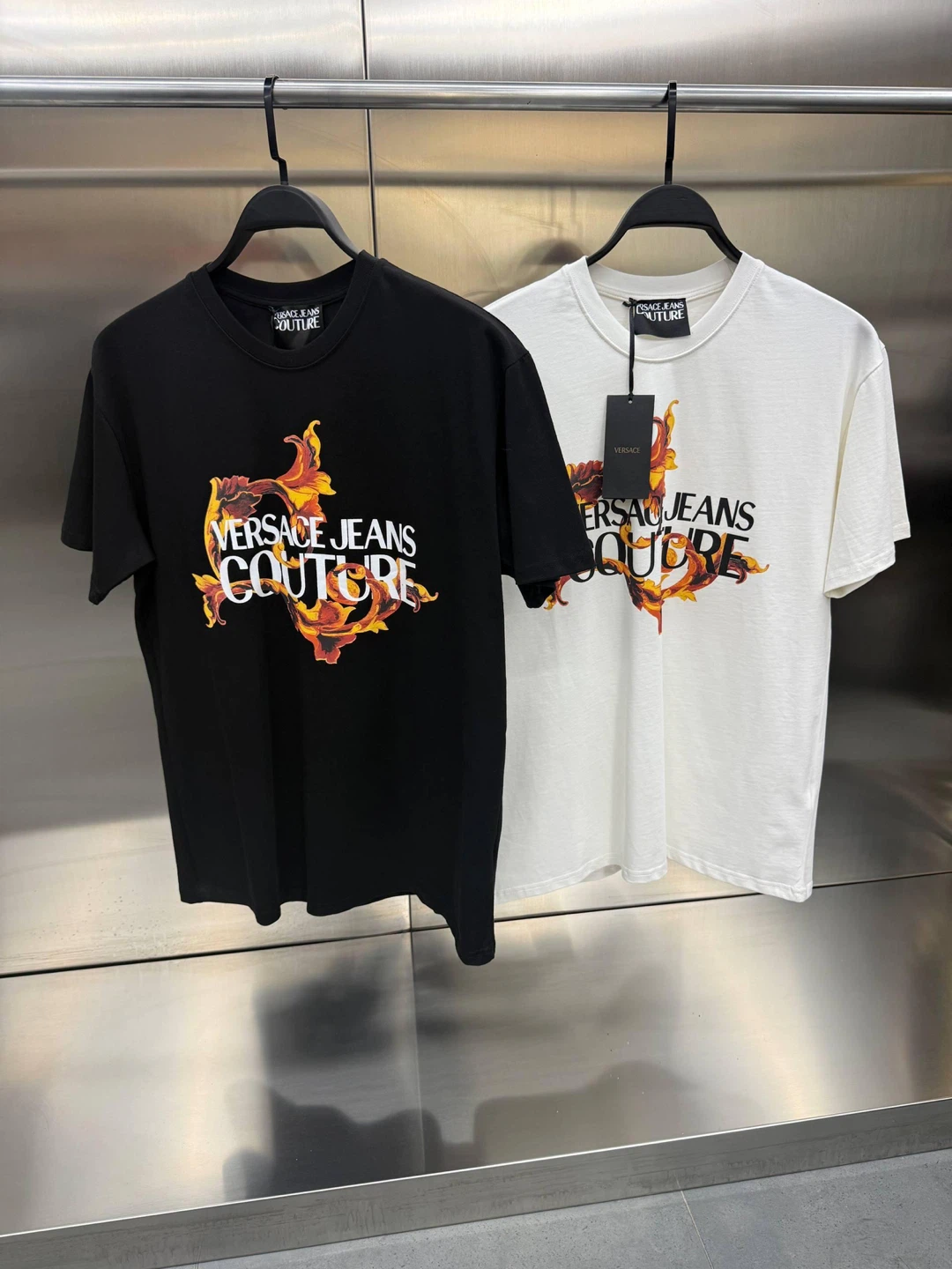 Versace Jeans Couture T-Shirts (Black & White)
