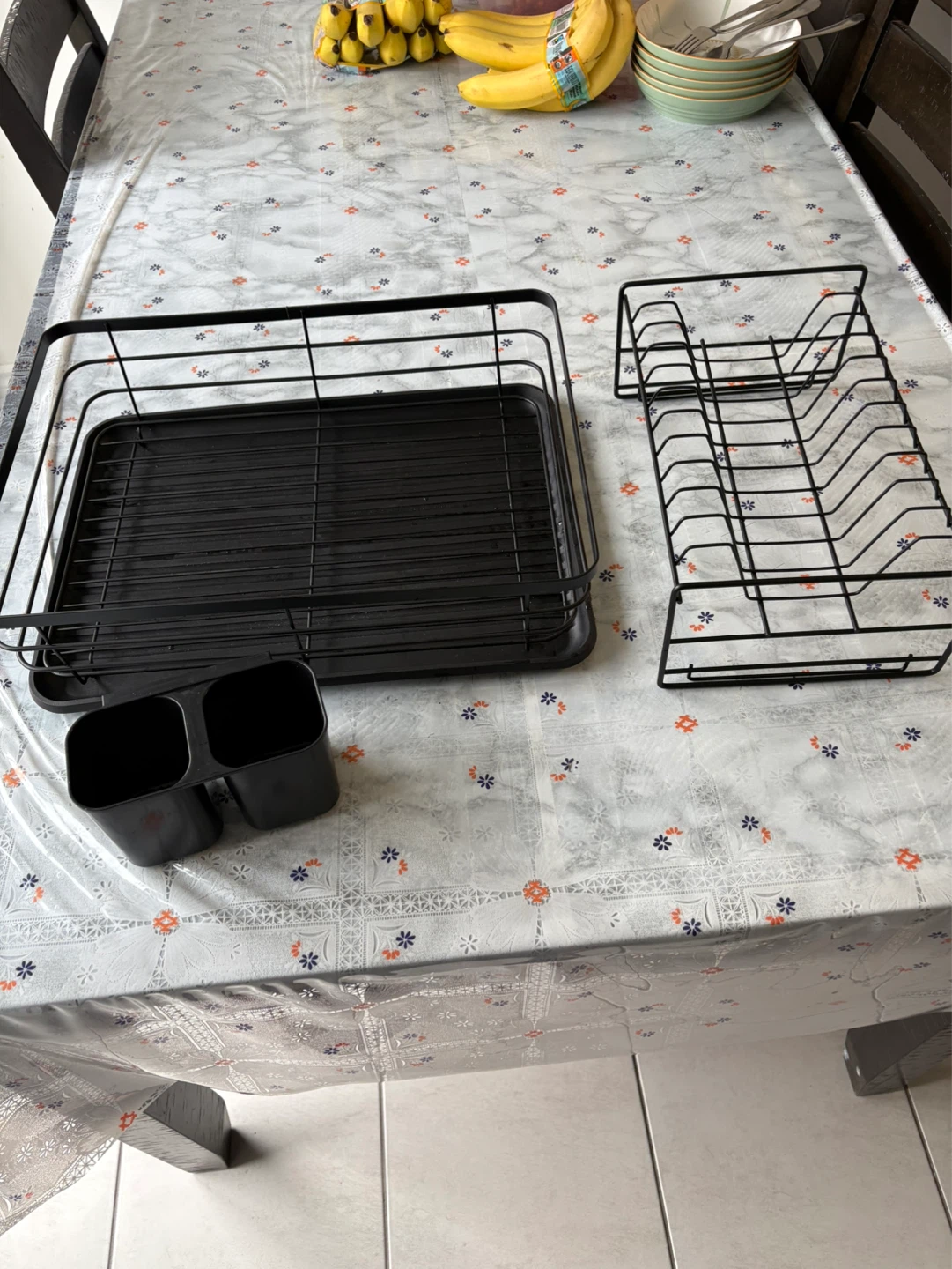 Brand New Black Dish Drying Rack with Drain Tray - photo 3