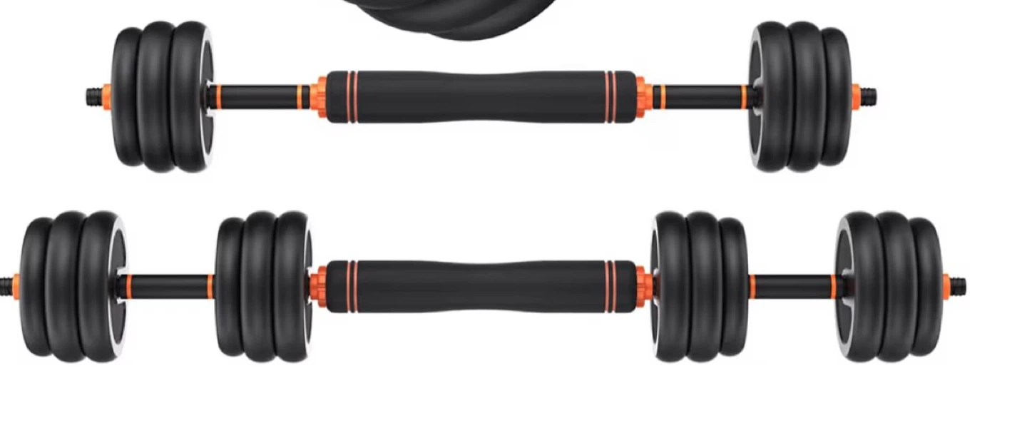 Adjustable Dumbbell Set with Barbell and Kettlebell Attachments - photo 3