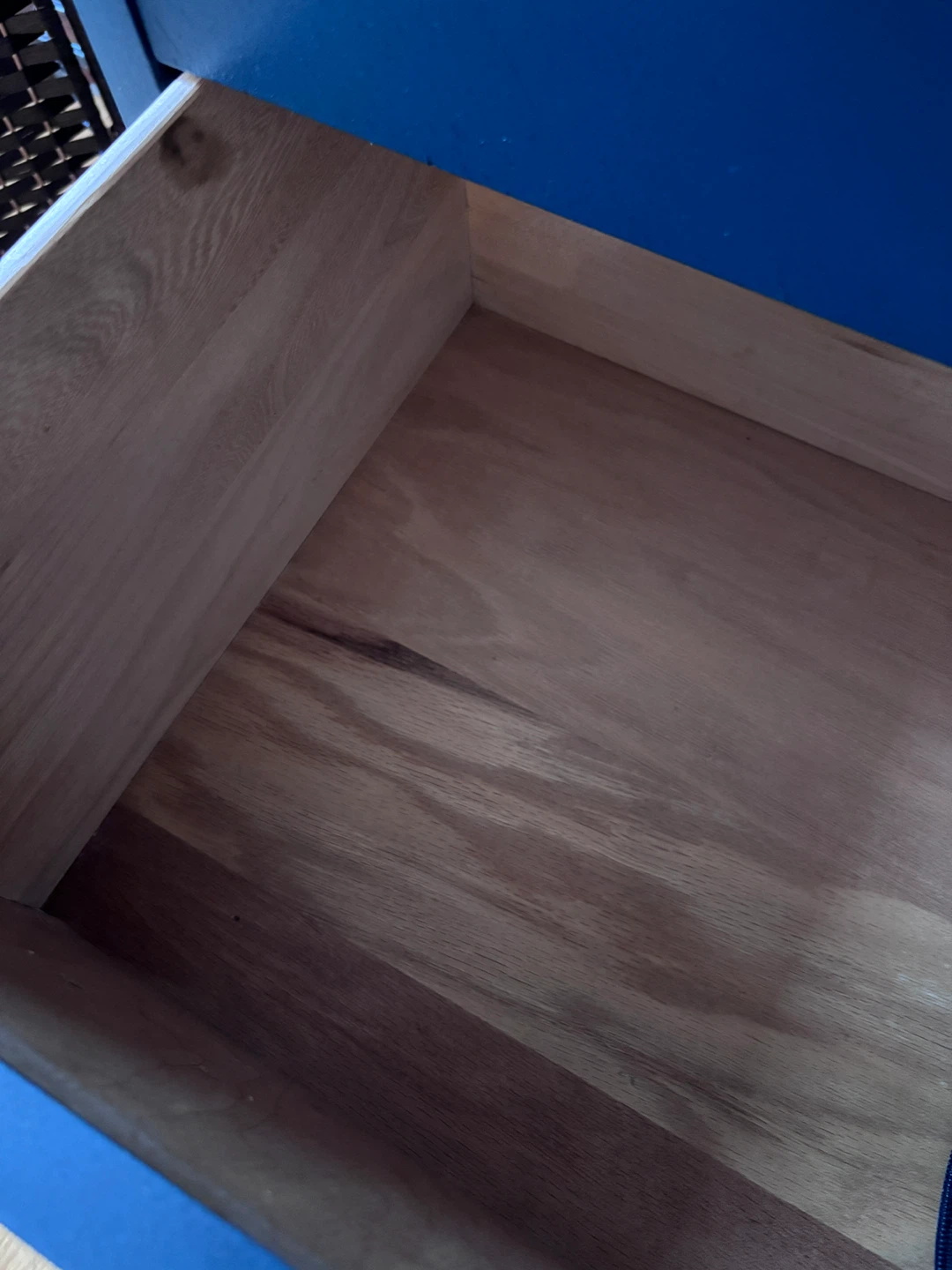 Blue Dresser with 5 Drawers and Cabinet Doors - photo 5