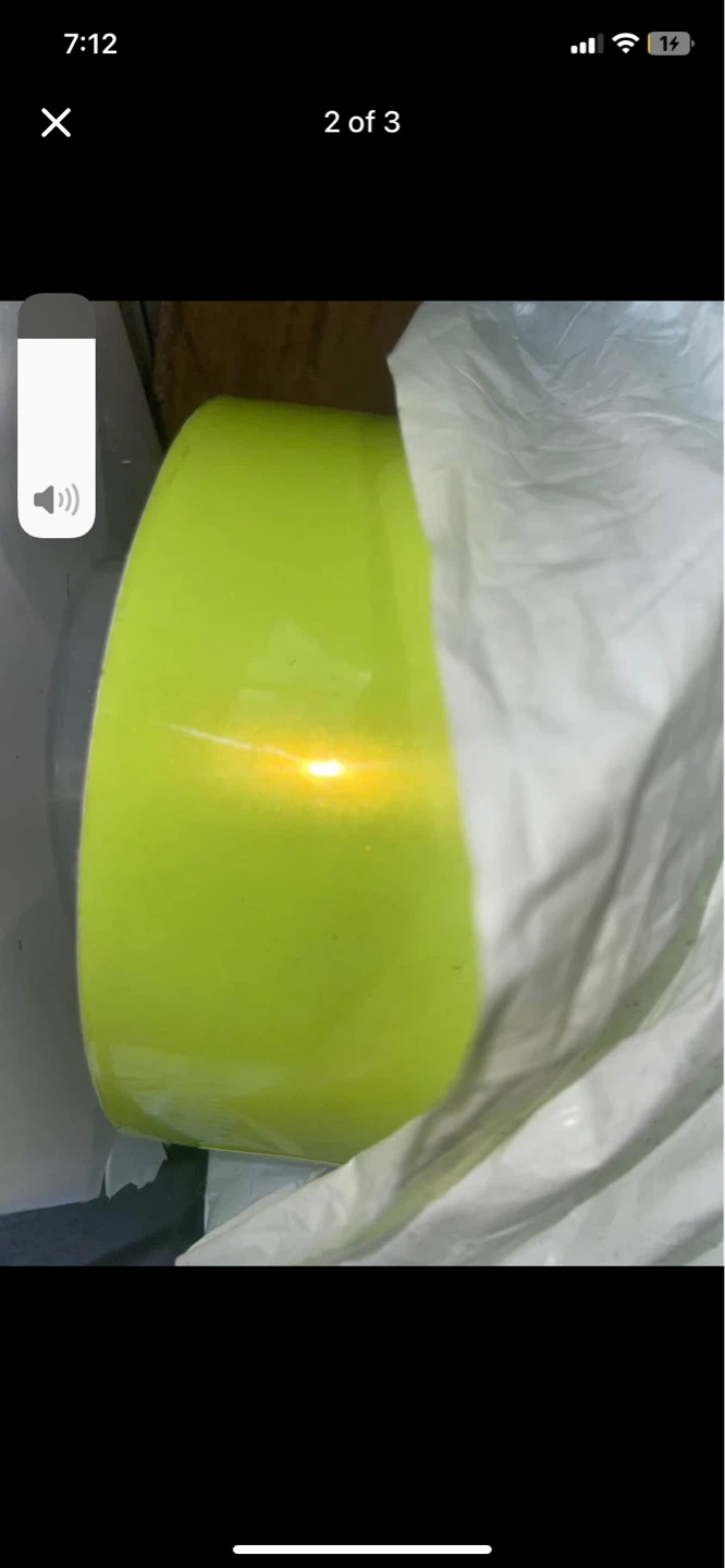 Neon gold candy vinyl wrap for Car - photo 2