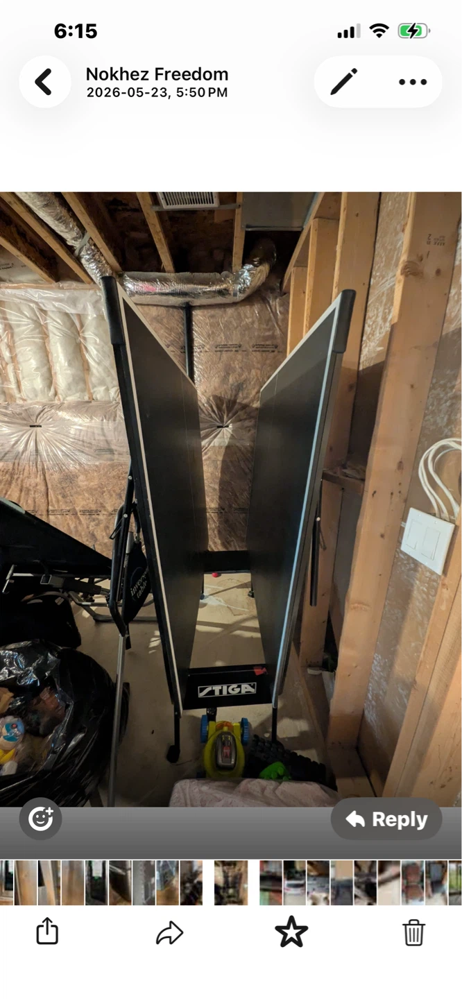 STIGA Ping Pong Table