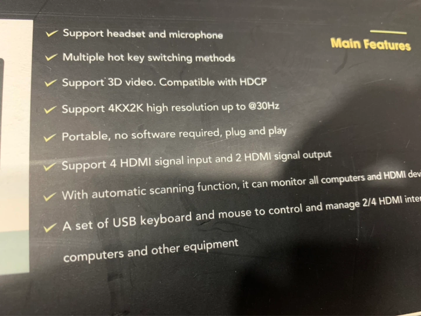 Rybozen 4K Dual HDMI KVM Switch - photo 4
